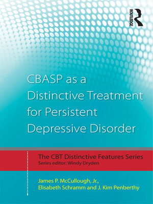cover image of CBASP as a Distinctive Treatment for Persistent Depressive Disorder